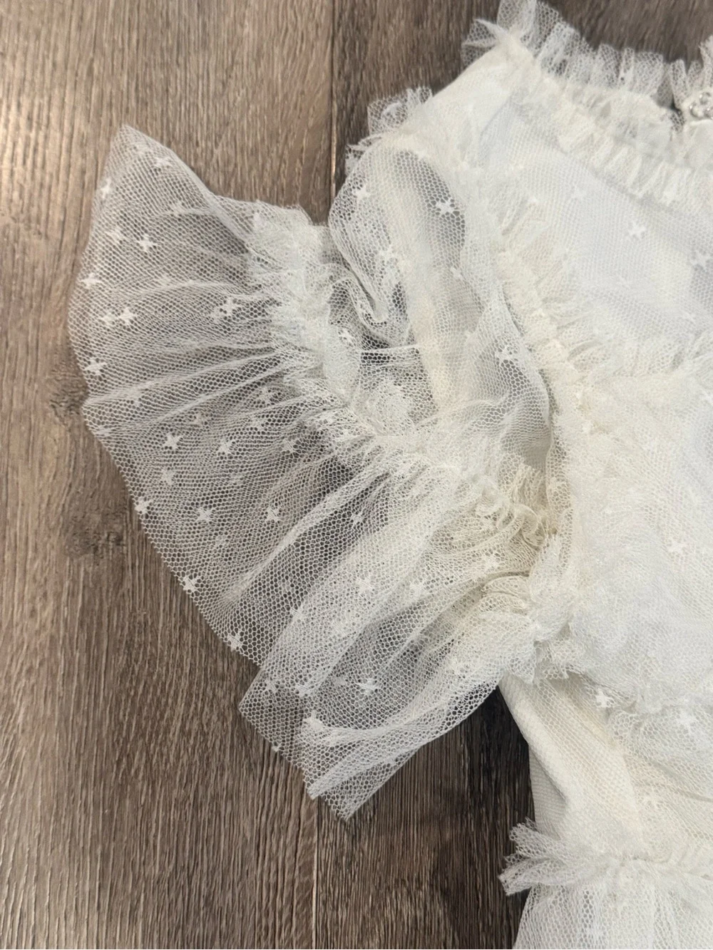 Mini Ivy City Co whimsical dress | white 2T